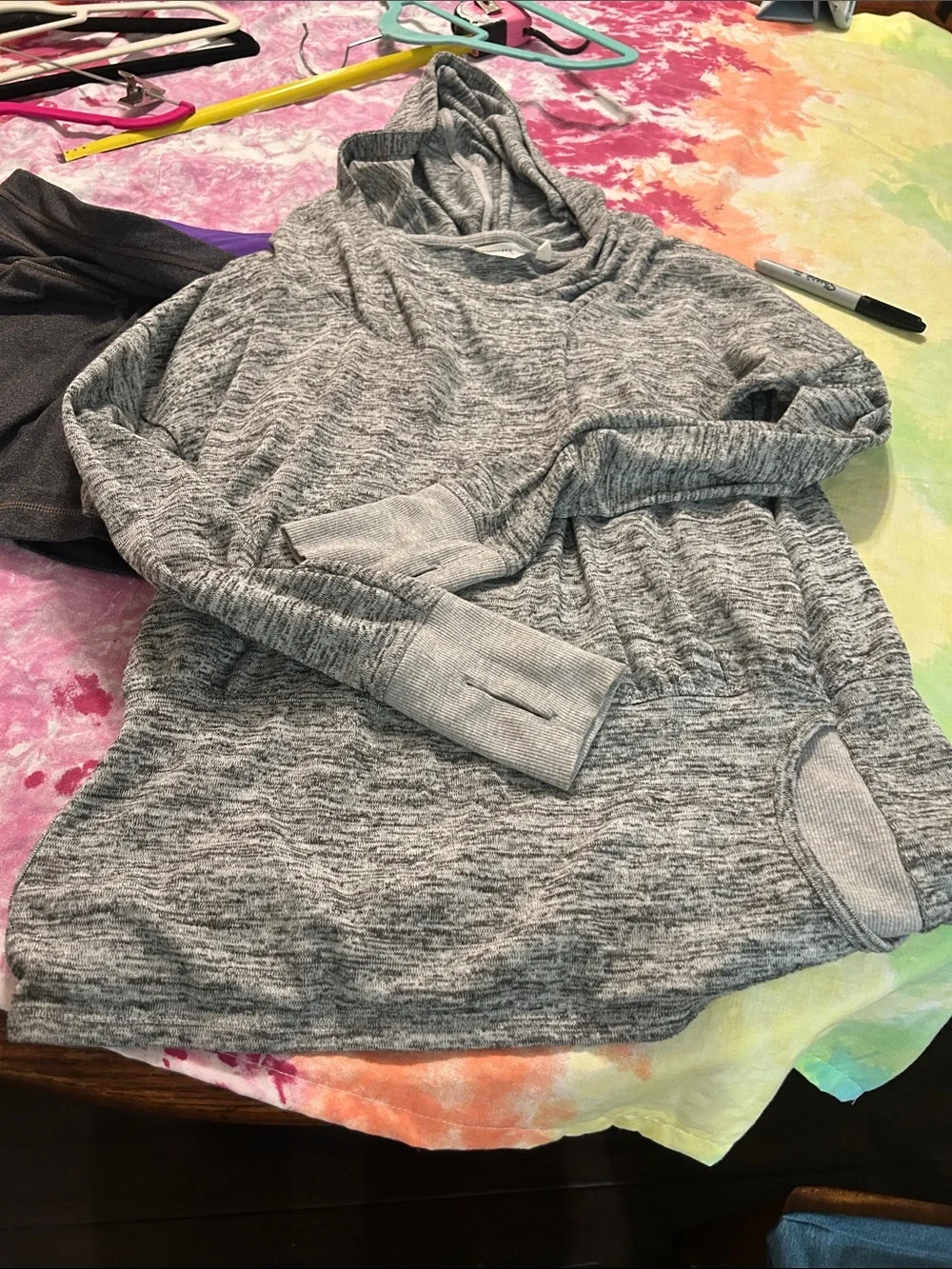 Athleta skort & sweatshirt size S